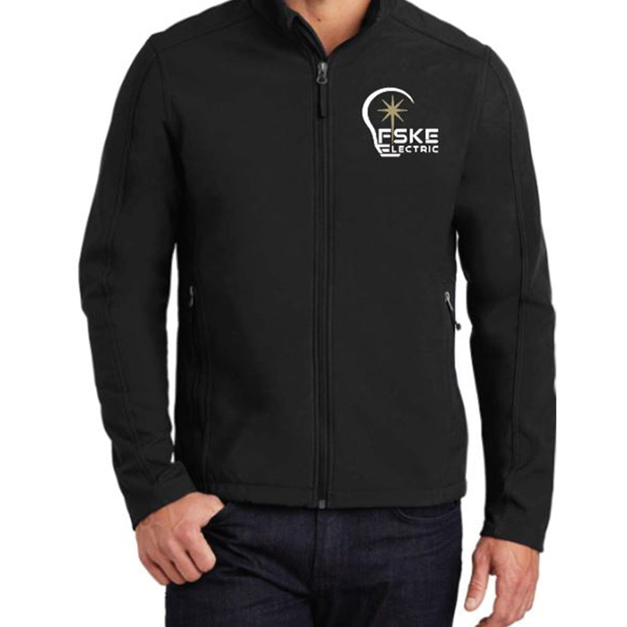 MEN'S BLACK FULL ZIP JACKET